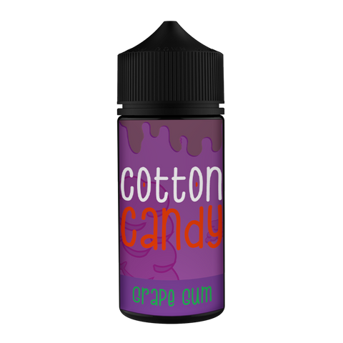 A Cotton Candy inspired grape gum vape juice available for online delivery
